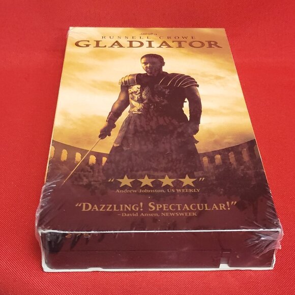 Gladiator Russell Crowe 2000 VHS New Sealed - Picture 3 of 8